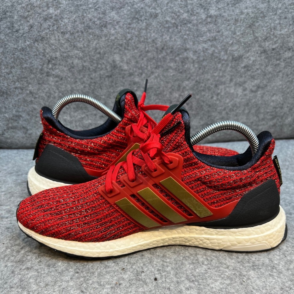 Adidas Ultraboost 4.0 Red Gold "Hear Me Roar" Women's Running Shoes Size 10 - Picture 4 of 7